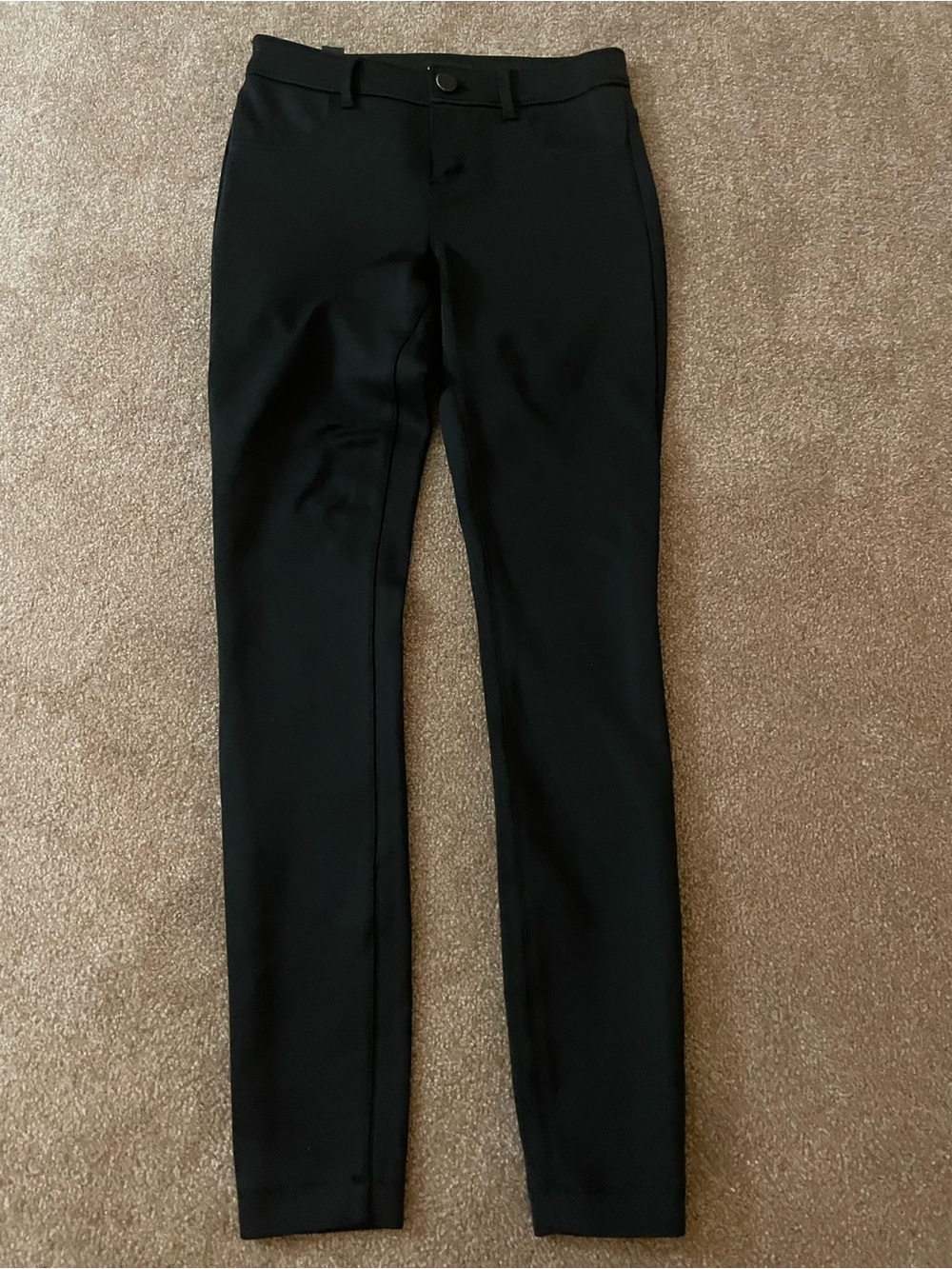 bebe Black Skinny Ponte Pants